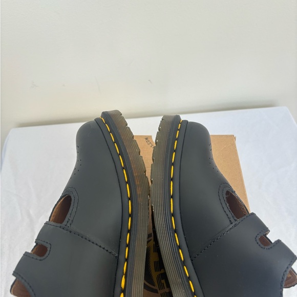 Dr.Martens Mary Jane Shoes 12916 Women 7 Eu38 Double Buckle Black Leather NWB - Picture 5 of 7